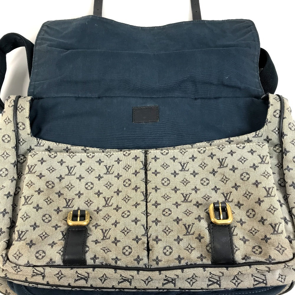LOUIS VUITTON M42350 Monogram Mini Sac Maman with Changing Pad Bag Crossbody Messenger Bag Diaper Bag Shoulder Bag Monogram Mini Canvas Ladies Navy