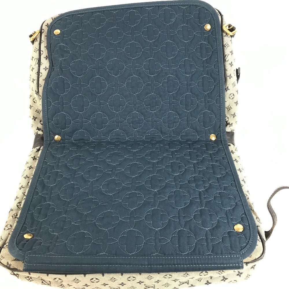 LOUIS VUITTON M42350 Monogram Mini Sac Maman with Changing Pad Bag Crossbody Messenger Bag Diaper Bag Shoulder Bag Monogram Mini Canvas Ladies Navy