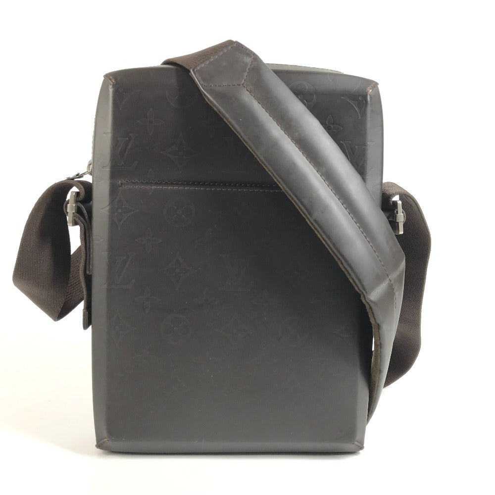 LOUIS VUITTON M46520 Monogram Glace Bobby Pochette Crossbody Shoulder Bag Monogram Glace Leather Unisex Cafe Brown