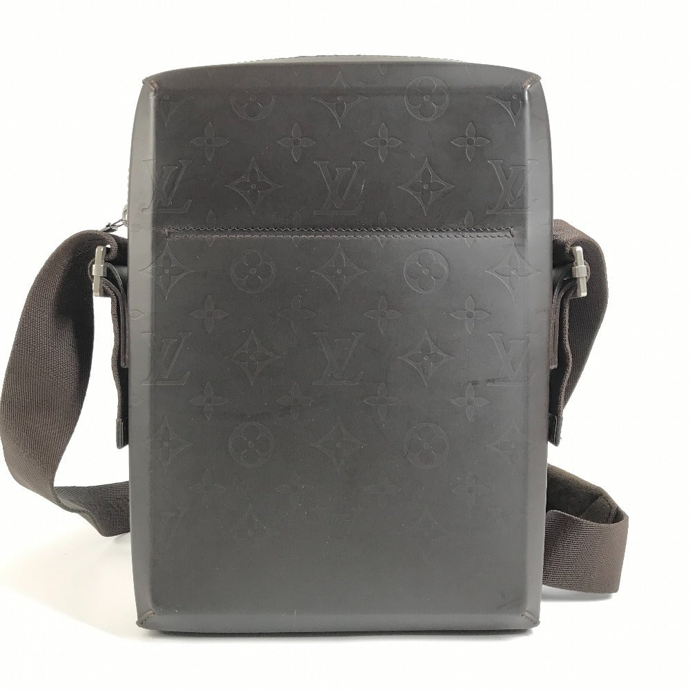 LOUIS VUITTON M46520 Monogram Glace Bobby Pochette Crossbody Shoulder Bag Monogram Glace Leather Unisex Cafe Brown