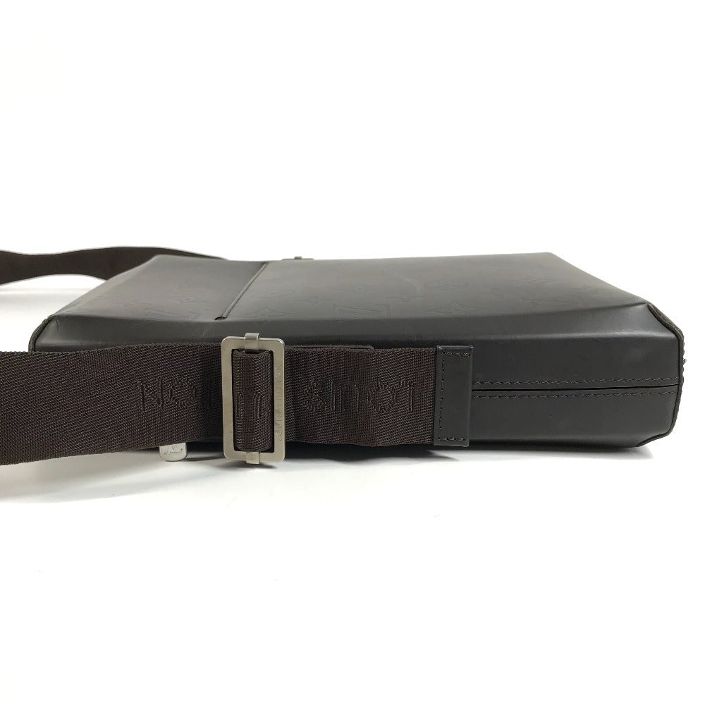 LOUIS VUITTON M46520 Monogram Glace Bobby Pochette Crossbody Shoulder Bag Monogram Glace Leather Unisex Cafe Brown