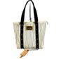 LOUIS VUITTON M40132 Antigua Cabas MM Shoulder Bag Tote Bag Canvas Unisex White