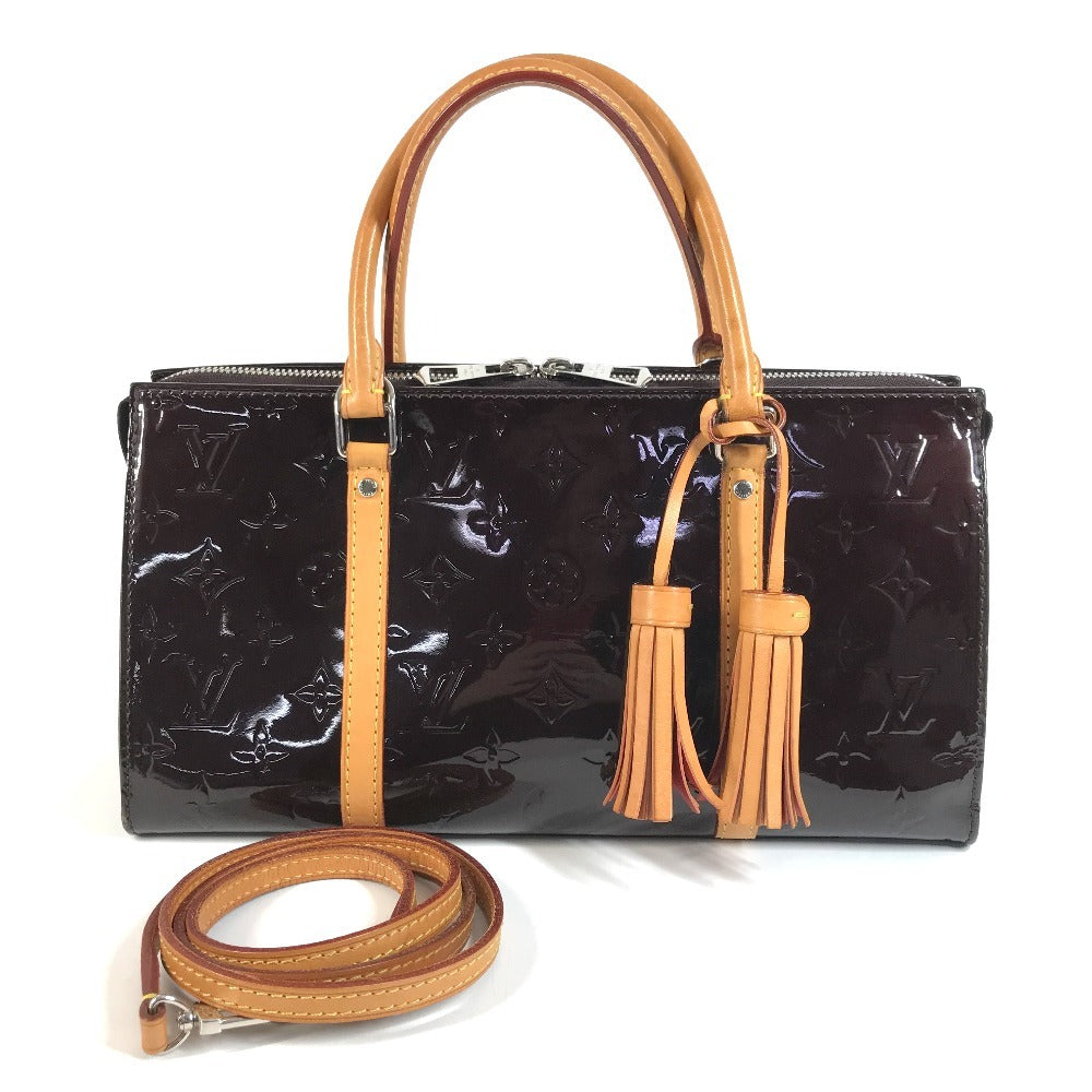 LOUIS VUITTON M96052 Monogram Vernis Fringe Tassel Cienega Bag Tote Bag 2WAY Bag Shoulder Bag Handbag Monogram Vernis Canvas Women's Amarante Purple
