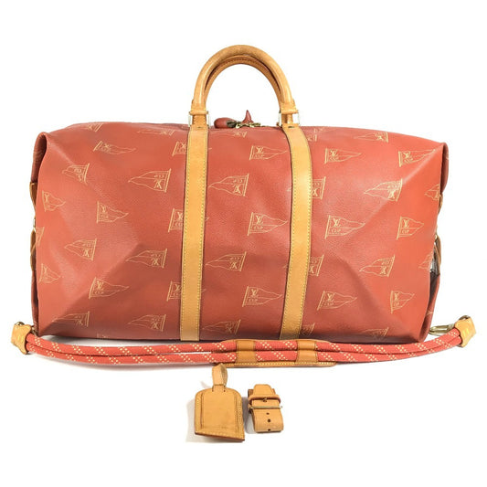 LOUIS VUITTON M80020 ルイヴィトンカップ カブール 2WAY ハンドバッグ ショルダーバッグ カバン ボストンバッグ レザー/キャンバス ユニセックス アボガニー ブラウン