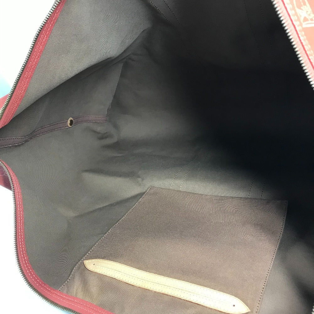 LOUIS VUITTON M80020 ルイヴィトンカップ カブール 2WAY ハンドバッグ ショルダーバッグ カバン ボストンバッグ レザー/キャンバス ユニセックス アボガニー ブラウン