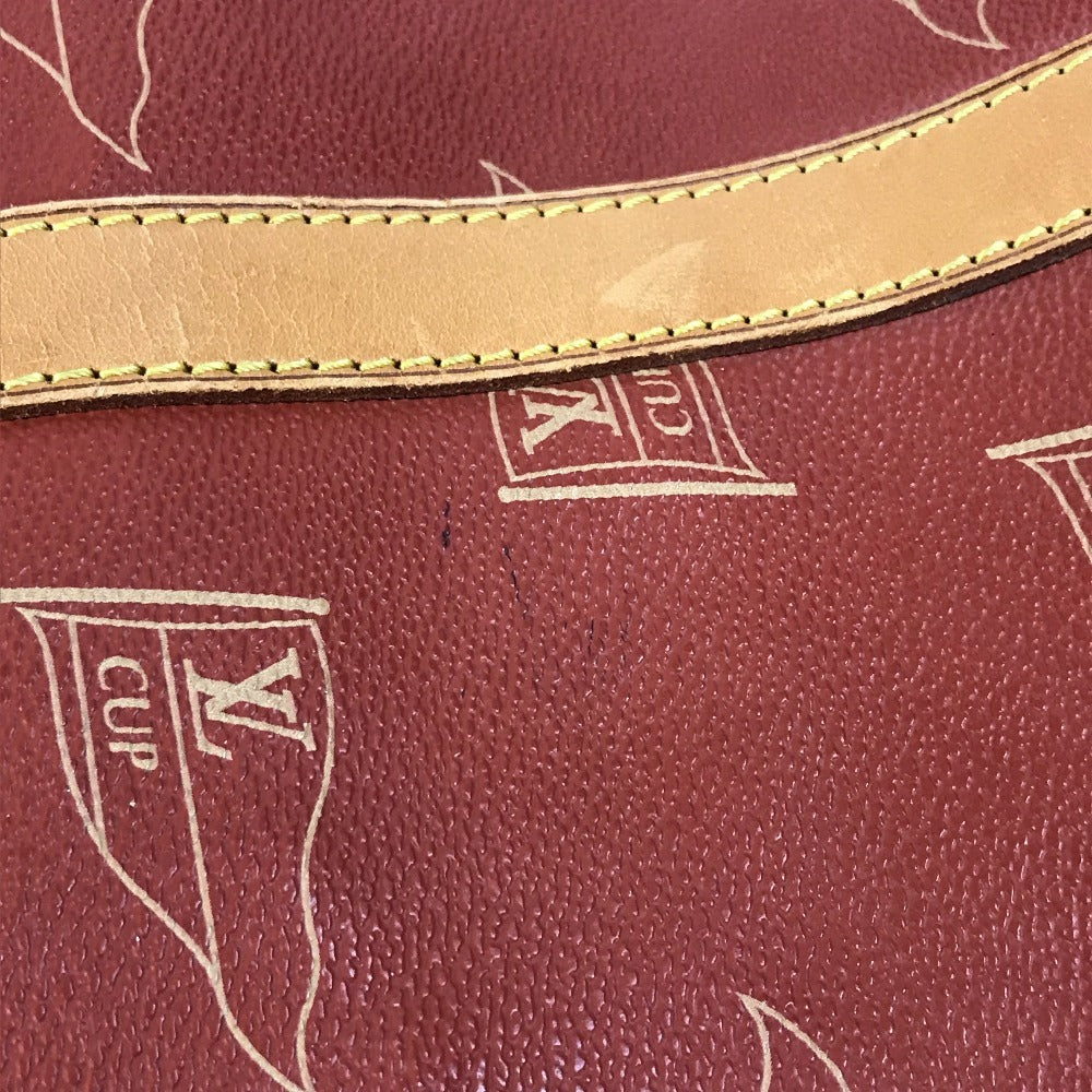 LOUIS VUITTON M80020 ルイヴィトンカップ カブール 2WAY ハンドバッグ ショルダーバッグ カバン ボストンバッグ レザー/キャンバス ユニセックス アボガニー ブラウン