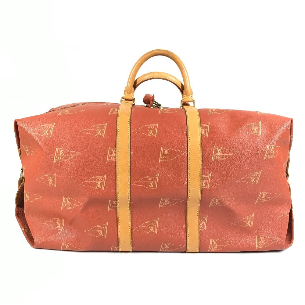 LOUIS VUITTON M80020 ルイヴィトンカップ カブール 2WAY ハンドバッグ ショルダーバッグ カバン ボストンバッグ レザー/キャンバス ユニセックス アボガニー ブラウン