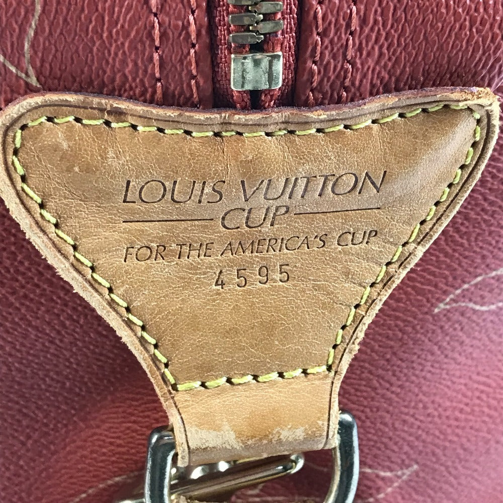 LOUIS VUITTON M80020 ルイヴィトンカップ カブール 2WAY ハンドバッグ ショルダーバッグ カバン ボストンバッグ レザー/キャンバス ユニセックス アボガニー ブラウン