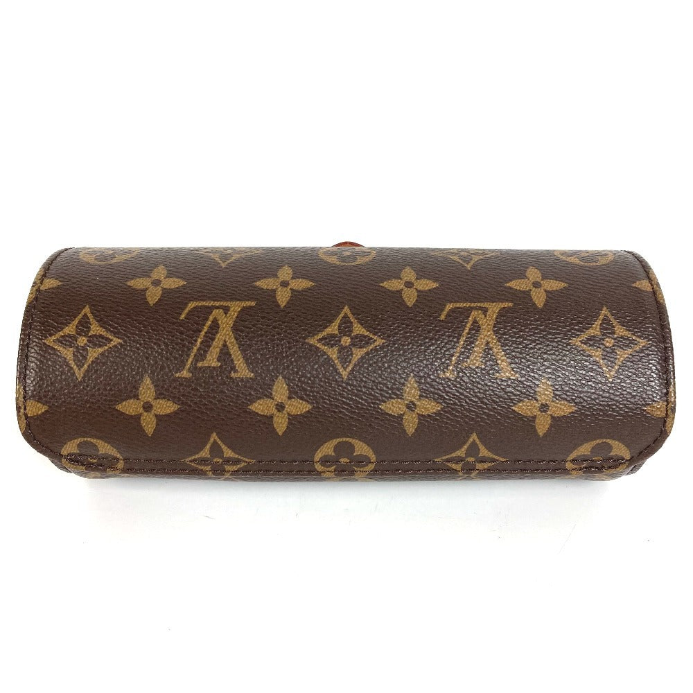 LOUIS VUITTON M47530 Monogram Etui 3 Montres Watch Case Pouch Monogram Canvas Unisex Brown