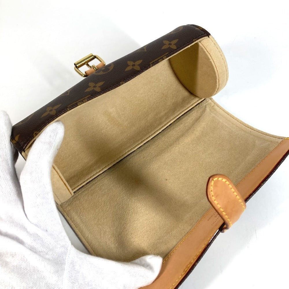 LOUIS VUITTON M47530 Monogram Etui 3 Montres Watch Case Pouch Monogram Canvas Unisex Brown