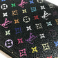 LOUIS VUITTON M60243 Monogram Multicolor Zippy Wallet Long Wallet Round Zipper Wallet Monogram Multicolor Canvas Unisex Noir Black