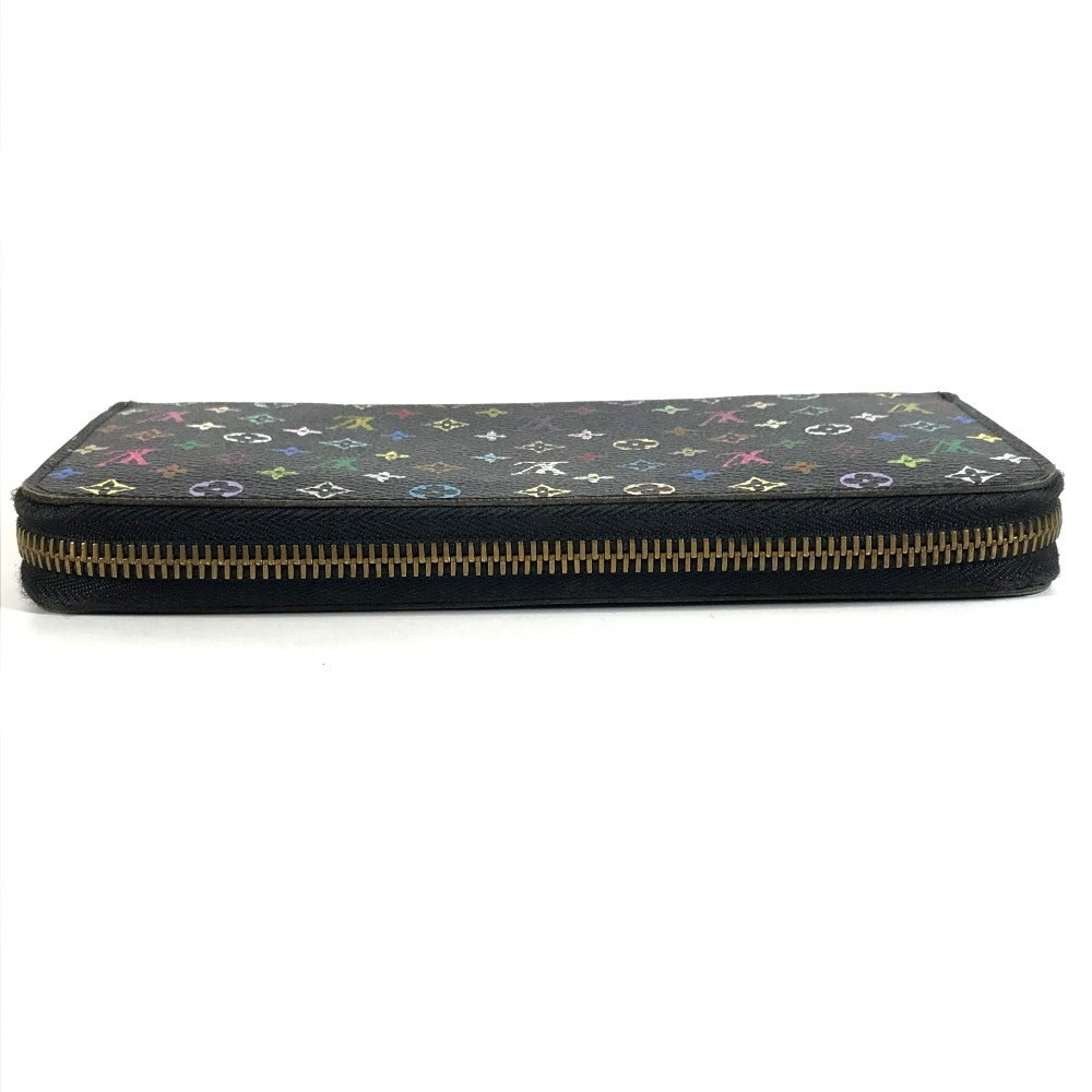 LOUIS VUITTON M60243 Monogram Multicolor Zippy Wallet Long Wallet Round Zipper Wallet Monogram Multicolor Canvas Unisex Noir Black