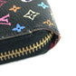 LOUIS VUITTON M60243 Monogram Multicolor Zippy Wallet Long Wallet Round Zipper Wallet Monogram Multicolor Canvas Unisex Noir Black