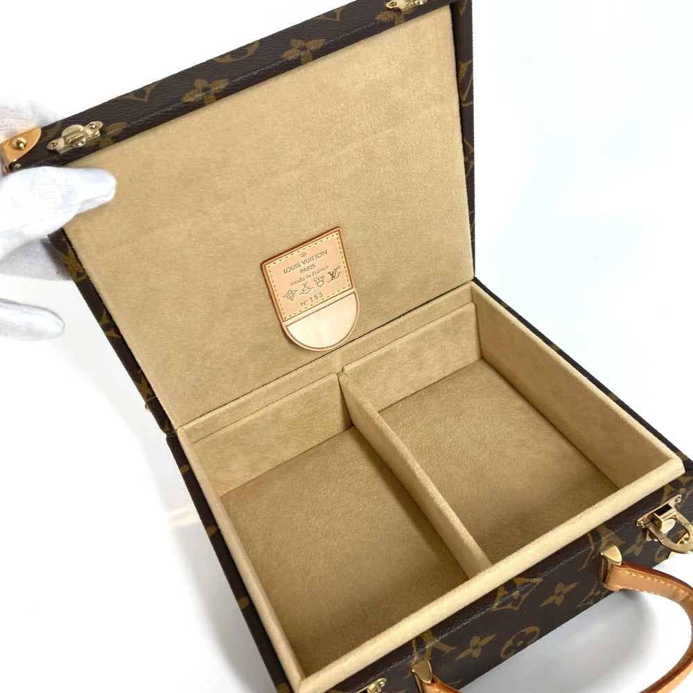 LOUIS VUITTON M92476 モノグラム LV×TM 村上隆 世界200個限定 オニオンヘッド ジュエリーボックス カバン アクセサリー ボックス BOX ミラー 鏡 ハンドバッグ モノグラムキャンバス レディース ブラウン