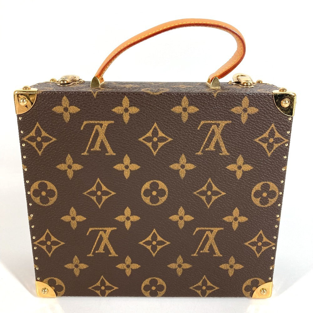 LOUIS VUITTON M92476 モノグラム LV×TM 村上隆 世界200個限定 オニオンヘッド ジュエリーボックス カバン アクセサリー ボックス BOX ミラー 鏡 ハンドバッグ モノグラムキャンバス レディース ブラウン