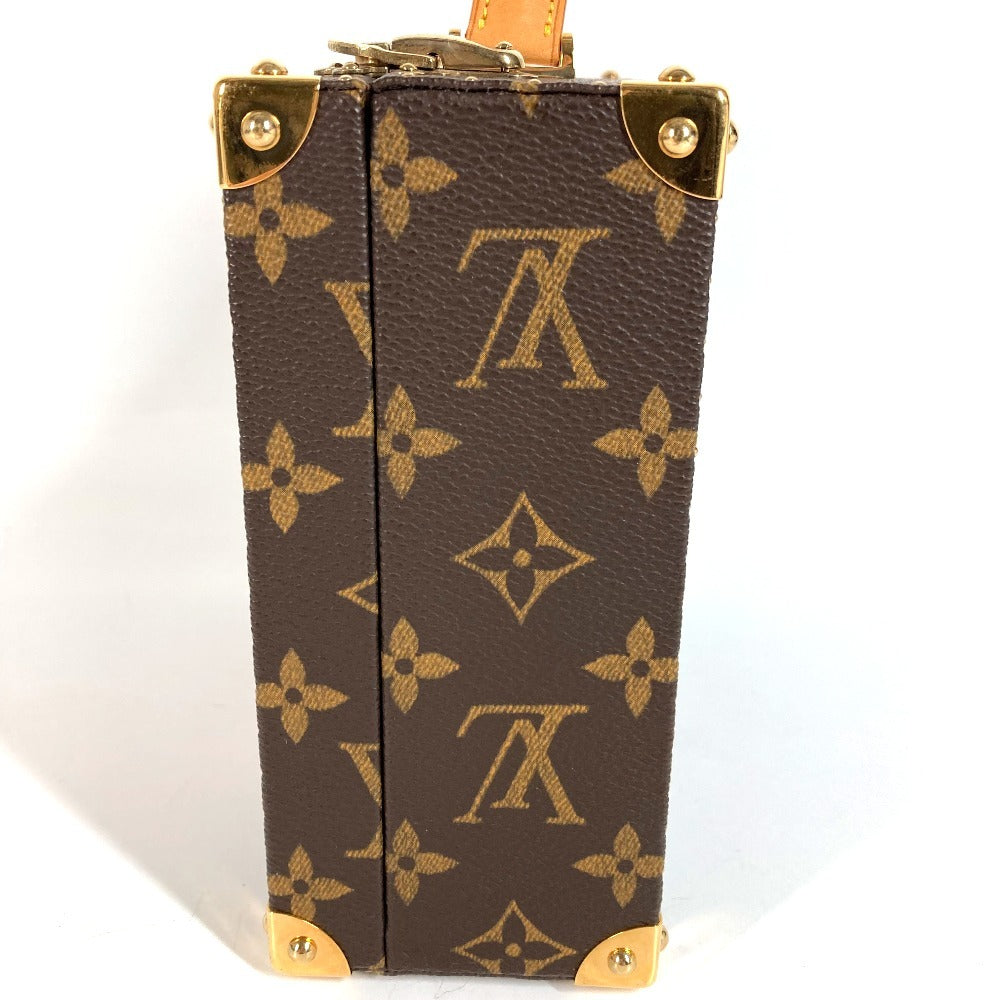 LOUIS VUITTON M92476 モノグラム LV×TM 村上隆 世界200個限定 オニオンヘッド ジュエリーボックス カバン アクセサリー ボックス BOX ミラー 鏡 ハンドバッグ モノグラムキャンバス レディース ブラウン