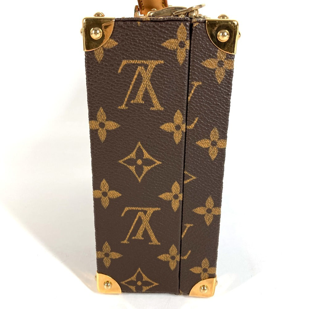 LOUIS VUITTON M92476 モノグラム LV×TM 村上隆 世界200個限定 オニオンヘッド ジュエリーボックス カバン アクセサリー ボックス BOX ミラー 鏡 ハンドバッグ モノグラムキャンバス レディース ブラウン