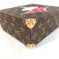 LOUIS VUITTON M92476 モノグラム LV×TM 村上隆 世界200個限定 オニオンヘッド ジュエリーボックス カバン アクセサリー ボックス BOX ミラー 鏡 ハンドバッグ モノグラムキャンバス レディース ブラウン