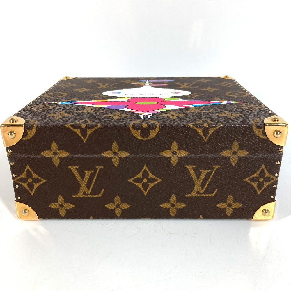 LOUIS VUITTON M92476 モノグラム LV×TM 村上隆 世界200個限定 オニオンヘッド ジュエリーボックス カバン アクセサリー ボックス BOX ミラー 鏡 ハンドバッグ モノグラムキャンバス レディース ブラウン