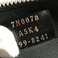 FENDI 7N0078 Zucca Logo Bag Pouch Second Bag Clutch Bag Leather/Coated Canvas Unisex Brown