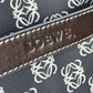 LOEWE Anagram Logo Bag Shoulder Tote Bag Shoulder Bag PVC/Leather Women's Blue