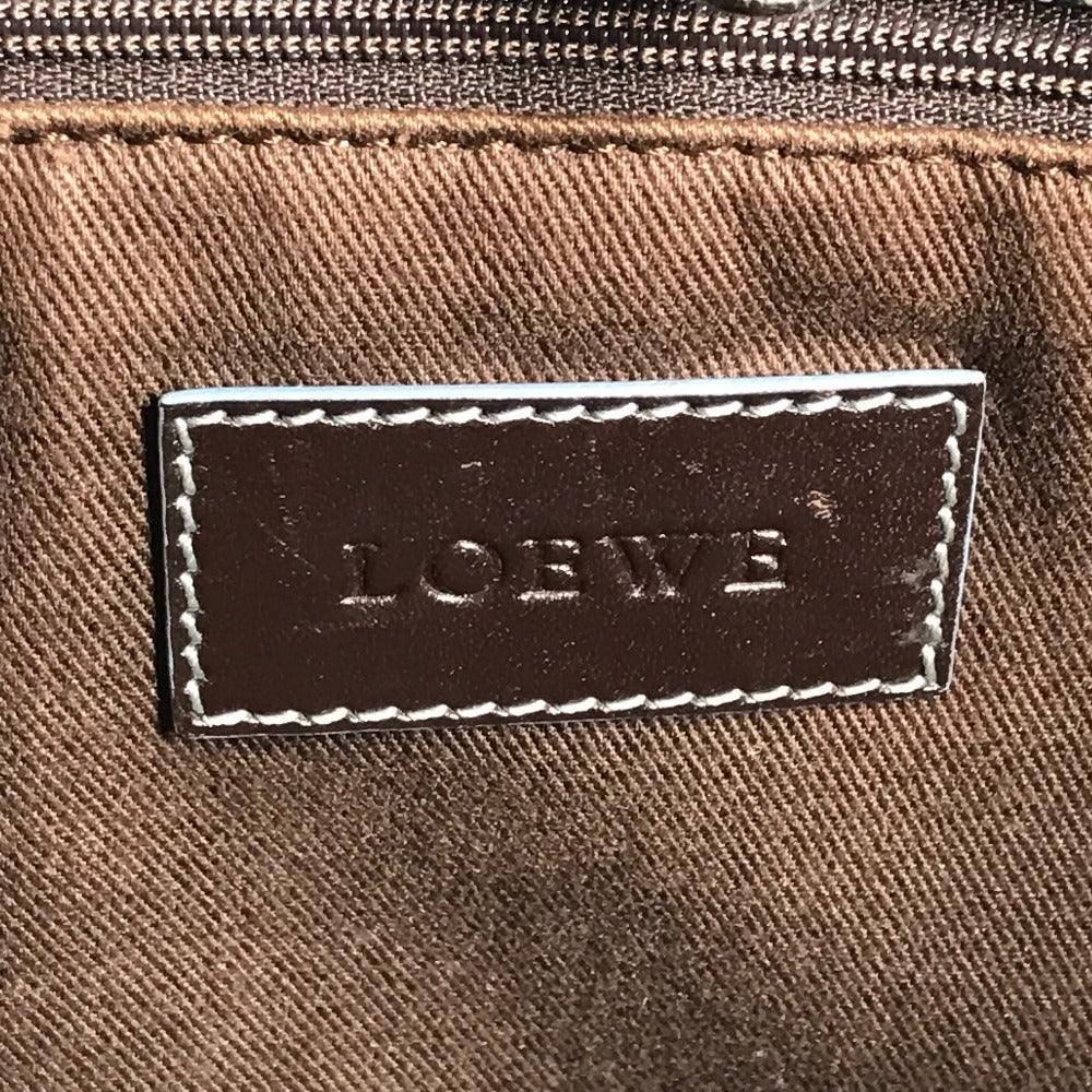 LOEWE Anagram Logo Bag Shoulder Tote Bag Shoulder Bag PVC/Leather Women's Blue