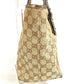 GUCCI 137396 Charm Logo GG Bag Shoulder Bag Tote Bag Shoulder Bag GG Canvas/Leather Unisex Beige