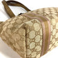 GUCCI 137396 Charm Logo GG Bag Shoulder Bag Tote Bag Shoulder Bag GG Canvas/Leather Unisex Beige