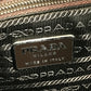 PRADA B6675F Triangle Logo Plate Bag Crossbody Pochette Shoulder Bag Nylon Unisex Beige