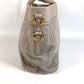 PRADA Canapa Logo Bag Tote Bag Handbag Canvas Unisex Gray