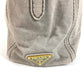 PRADA Canapa Logo Bag Tote Bag Handbag Canvas Unisex Gray