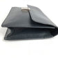 LOUIS VUITTON M30782 Taiga Selenga Bag, Strap, Flap Pouch, Clutch Bag, Second Bag, Taiga Leather, Men's, Ardoise, Black