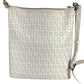 FENDI 8BT151 Zucchino Logo Crossbody Pochette Bag Shoulder Bag PVC/Leather Unisex White