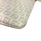 FENDI 8BT151 Zucchino Logo Crossbody Pochette Bag Shoulder Bag PVC/Leather Unisex White