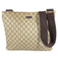 GUCCI 201446 GGスプリーム GG ロゴ 斜め掛け カバン ショルダーバッグ GGスプリームキャンバス ユニセックス ベージュ