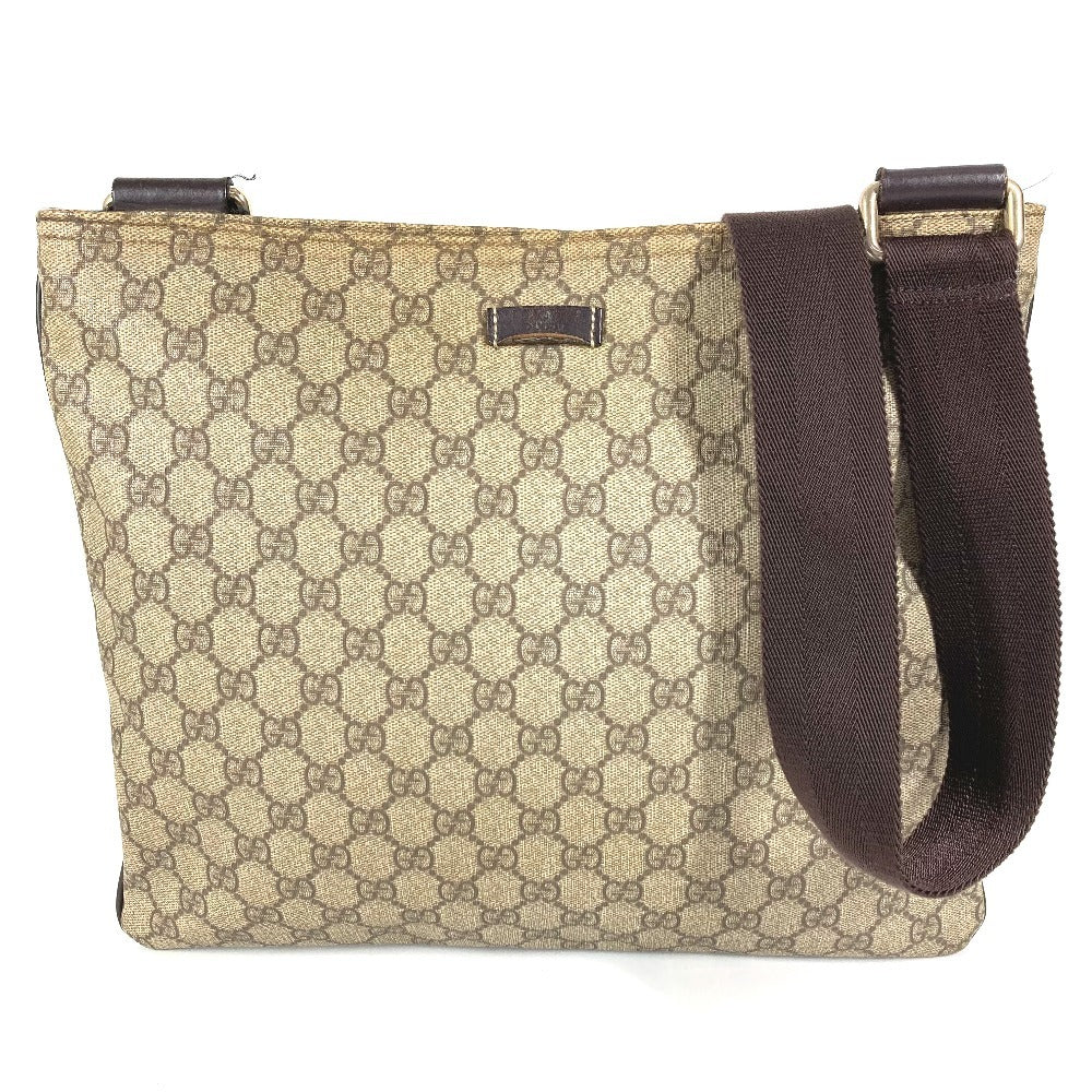 GUCCI 201446 GGスプリーム GG ロゴ 斜め掛け カバン ショルダーバッグ GGスプリームキャンバス ユニセックス ベージュ