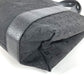 BVLGARI Bag with Pouch, Bulgari Bulgari Logo Handbag Tote Bag Shoulder Bag Leather/Canvas Unisex Black