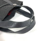 BVLGARI Bag with Pouch, Bulgari Bulgari Logo Handbag Tote Bag Shoulder Bag Leather/Canvas Unisex Black