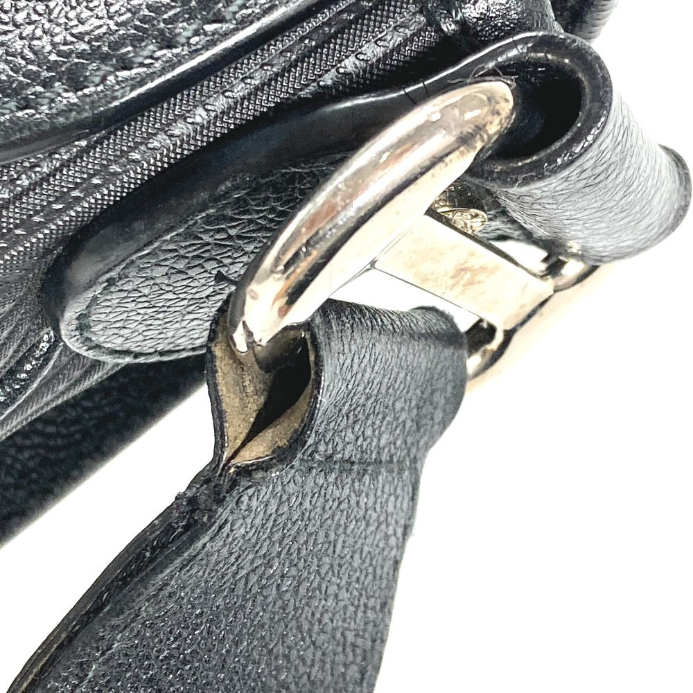BVLGARI Millereghe Crossbody Flap Bag Messenger Bag Shoulder Bag PVC/Leather Unisex Black