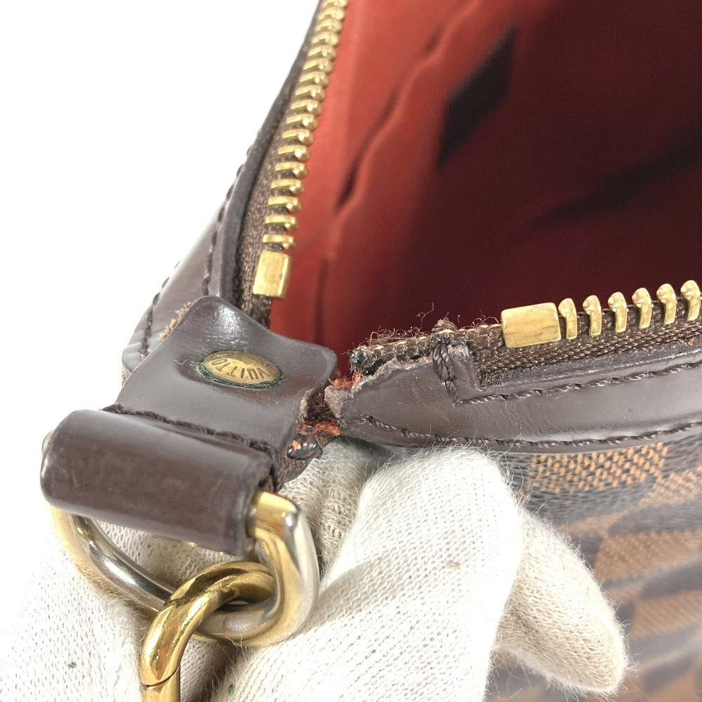 LOUIS VUITTON N51995 Damier Illovo MM Semi-Shoulder Bag, Handbag, Shoulder Bag, Damier Canvas, Unisex, Ebene, Brown
