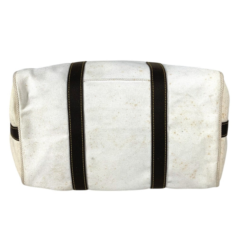LOUIS VUITTON M40030 Antigua Sac Weekend 2-Way Bag, Shoulder Bag, Tote Bag, Boston Bag, Unisex, Canvas, Ecru, White