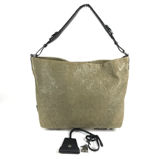 LOUIS VUITTON M93154 モノグラムアンティア ホーボーPM ホーボー PM カバン 肩掛け トートバッグ ショルダーバッグ モノグラムアンティアレザー レディース フュメ カーキ