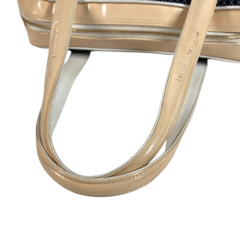 CHANEL スポーツバッグ ボストンバッグ CC ココマーク ロゴ キルティング カバン トートバッグ 肩掛け ショルダーバッグ キャンバス ユニセックス ネイビー