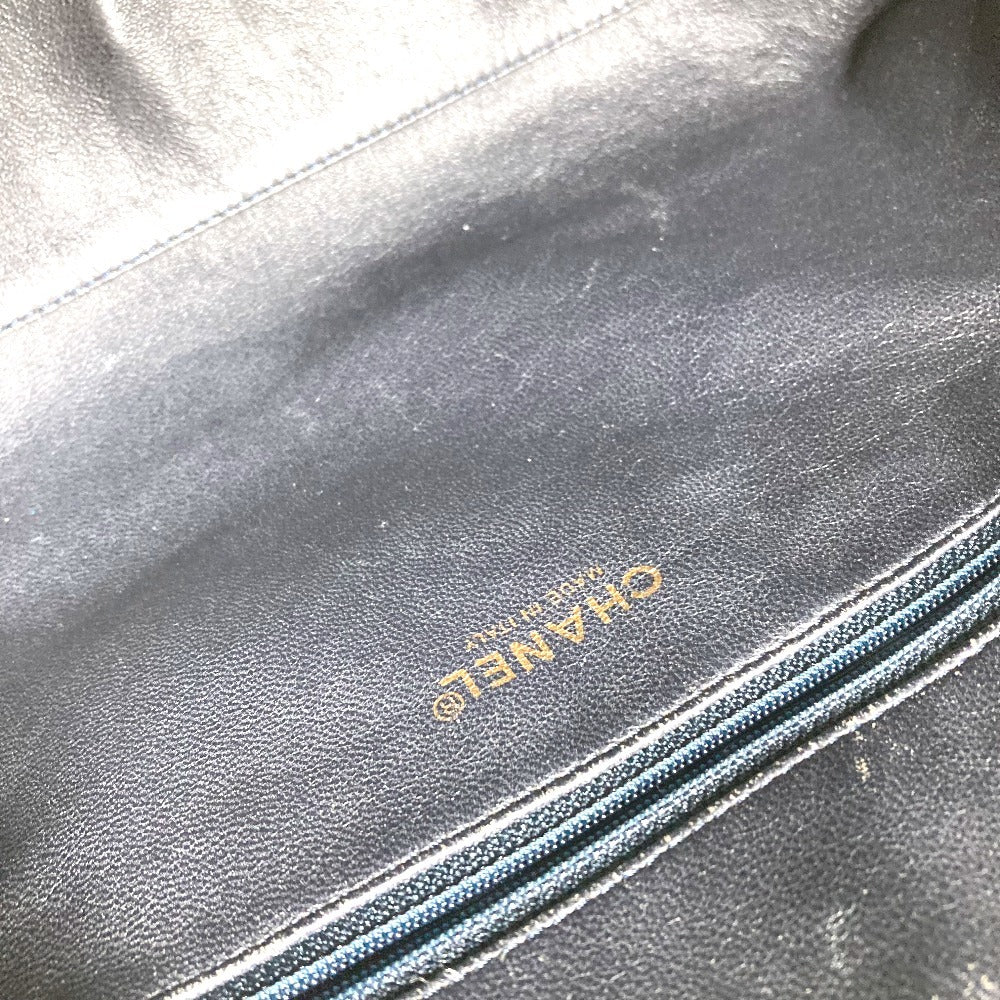 CHANEL スポーツバッグ ボストンバッグ CC ココマーク ロゴ キルティング カバン トートバッグ 肩掛け ショルダーバッグ キャンバス ユニセックス ネイビー