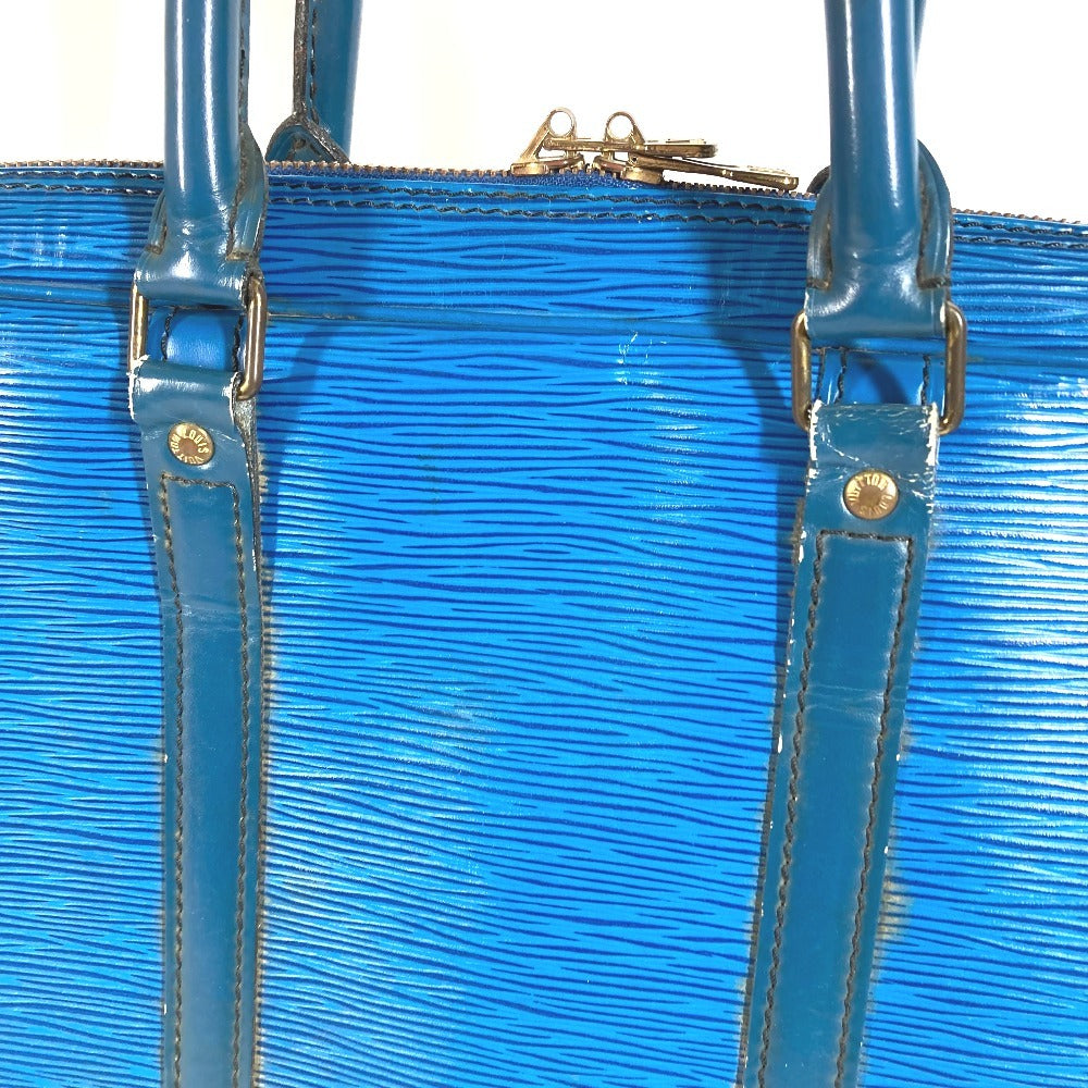 LOUIS VUITTON M54475 エピ ポルト ドキュマン ヴォワヤージュ PDV ハンドバッグ 書類バッグ ブリーフケース ビジネスバッグ エピレザー ユニセックス トレドブルー ブルー