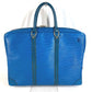 LOUIS VUITTON M54475 エピ ポルト ドキュマン ヴォワヤージュ PDV ハンドバッグ 書類バッグ ブリーフケース ビジネスバッグ エピレザー ユニセックス トレドブルー ブルー