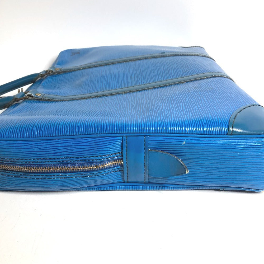 LOUIS VUITTON M54475 エピ ポルト ドキュマン ヴォワヤージュ PDV ハンドバッグ 書類バッグ ブリーフケース ビジネスバッグ エピレザー ユニセックス トレドブルー ブルー