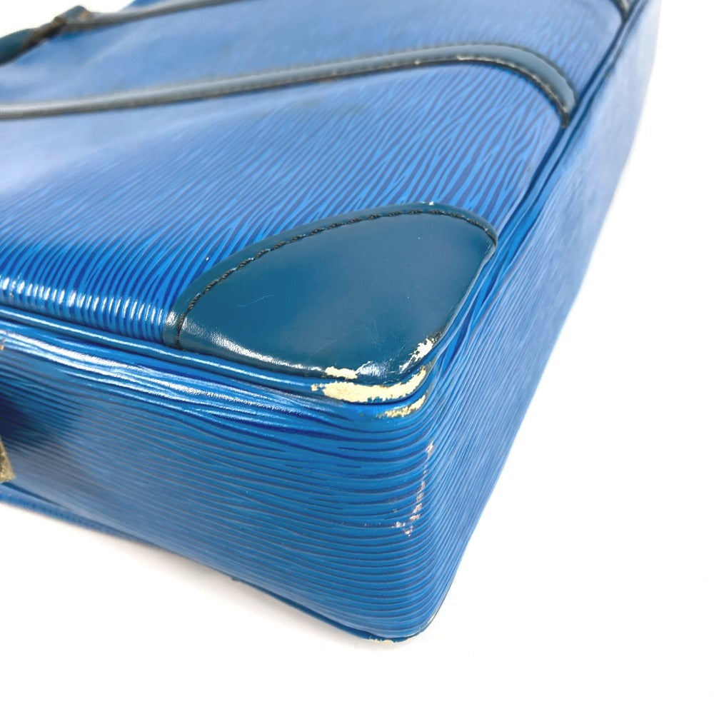LOUIS VUITTON M54475 エピ ポルト ドキュマン ヴォワヤージュ PDV ハンドバッグ 書類バッグ ブリーフケース ビジネスバッグ エピレザー ユニセックス トレドブルー ブルー