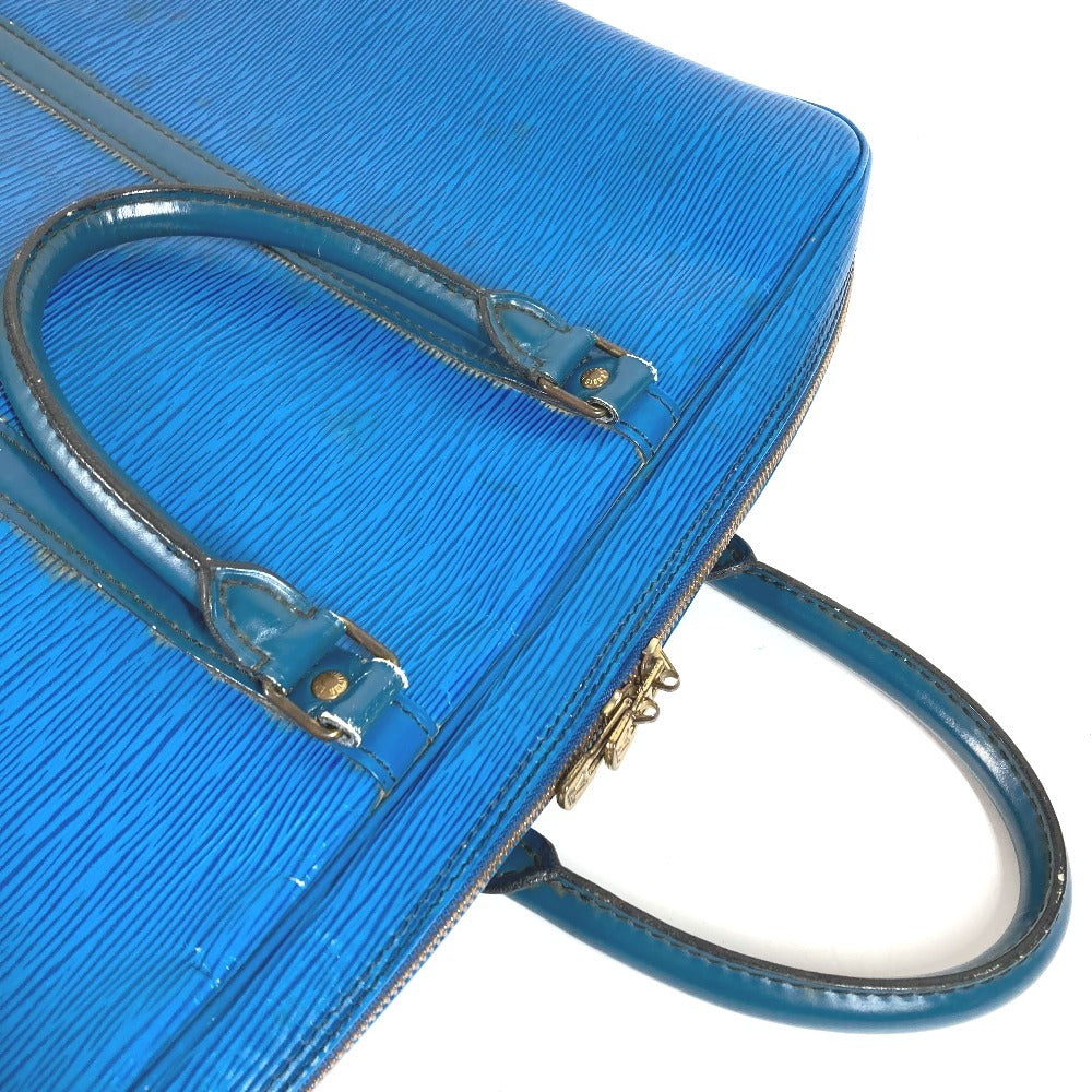 LOUIS VUITTON M54475 エピ ポルト ドキュマン ヴォワヤージュ PDV ハンドバッグ 書類バッグ ブリーフケース ビジネスバッグ エピレザー ユニセックス トレドブルー ブルー