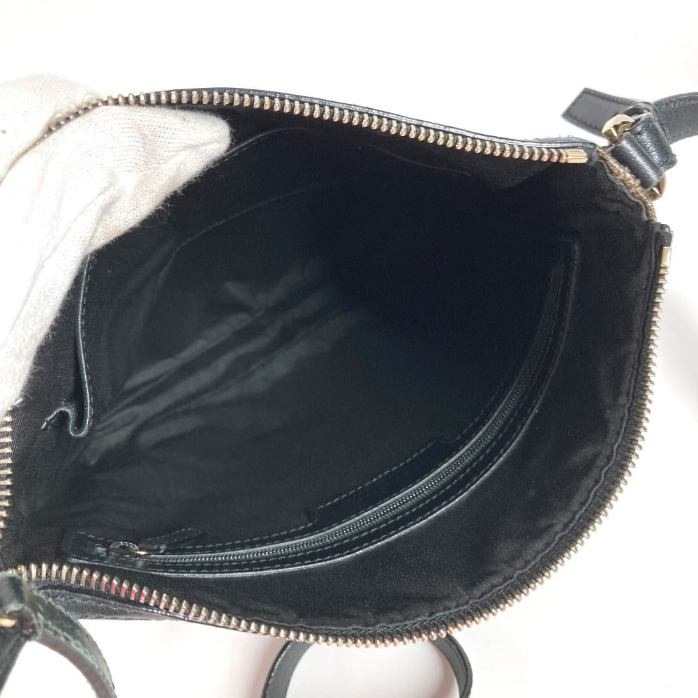 BVLGARI Logo S.Bulgari Crossbody Bag Pochette Shoulder Bag PVC/Leather Unisex Gray